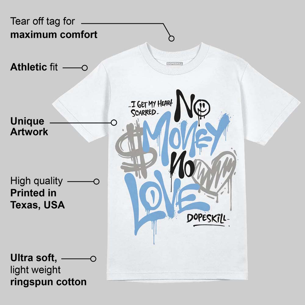 Melo 12s superstreetwear T-Shirt No Money No Love Typo Graphic