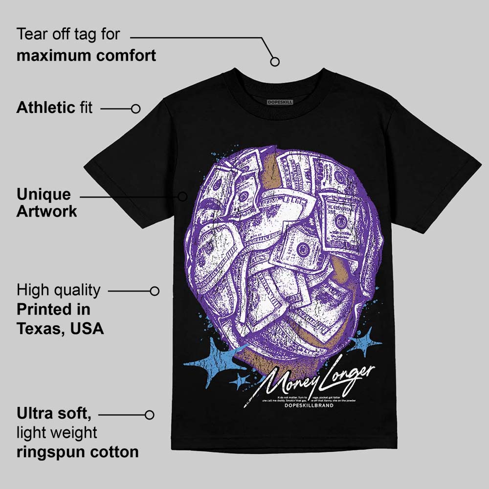 PURPLE Collection superstreetwear T-Shirt Money Longer Graphic