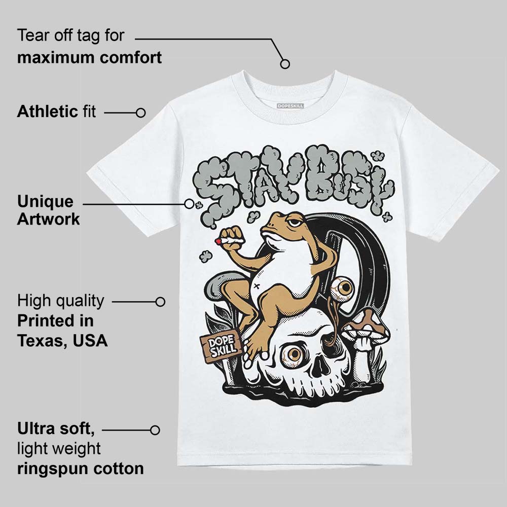 1906R ¡®White Gold¡¯ superstreetwear T-Shirt Stay Busy Graphic