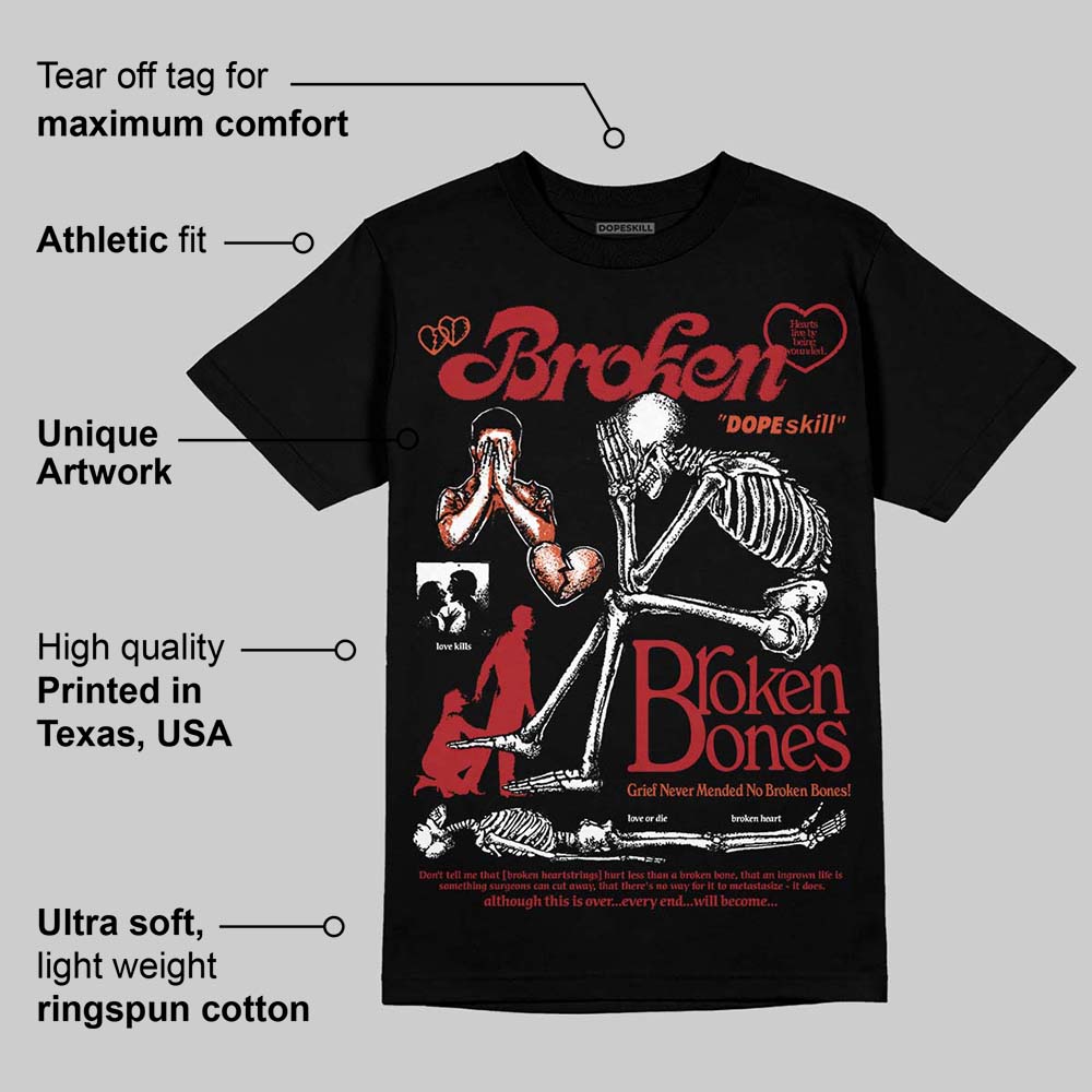 Brick By Brick 4s superstreetwear T-Shirt Broken Bones Graphic