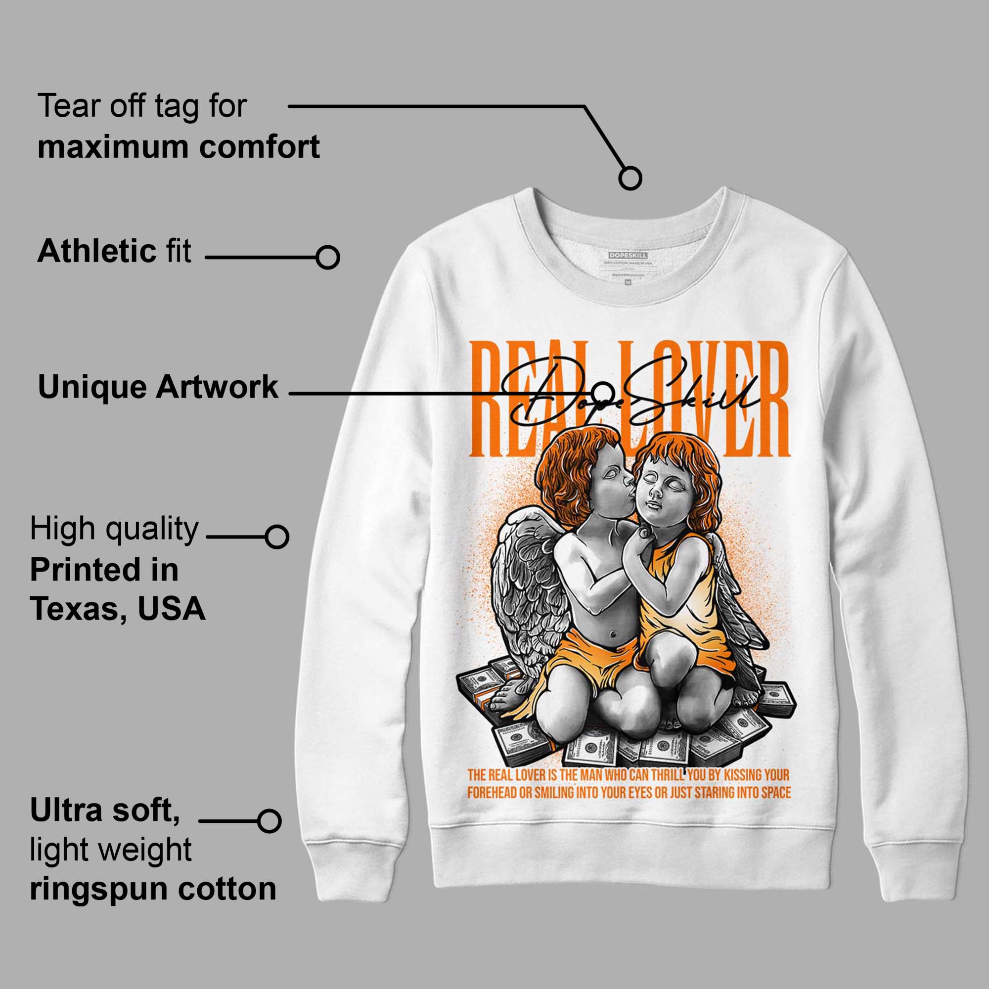 Dunk Low Magma Orange superstreetwear Sweatshirt Real Lover Graphic