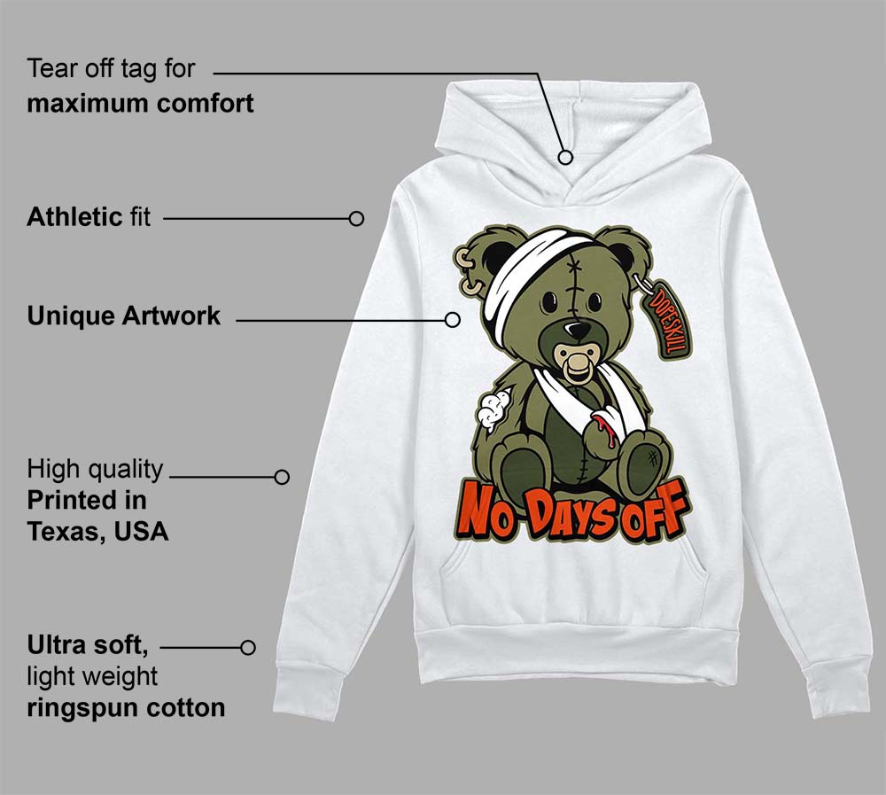Olive Collection superstreetwear Hoodie Sweatshirt Hurt Bear Graphic