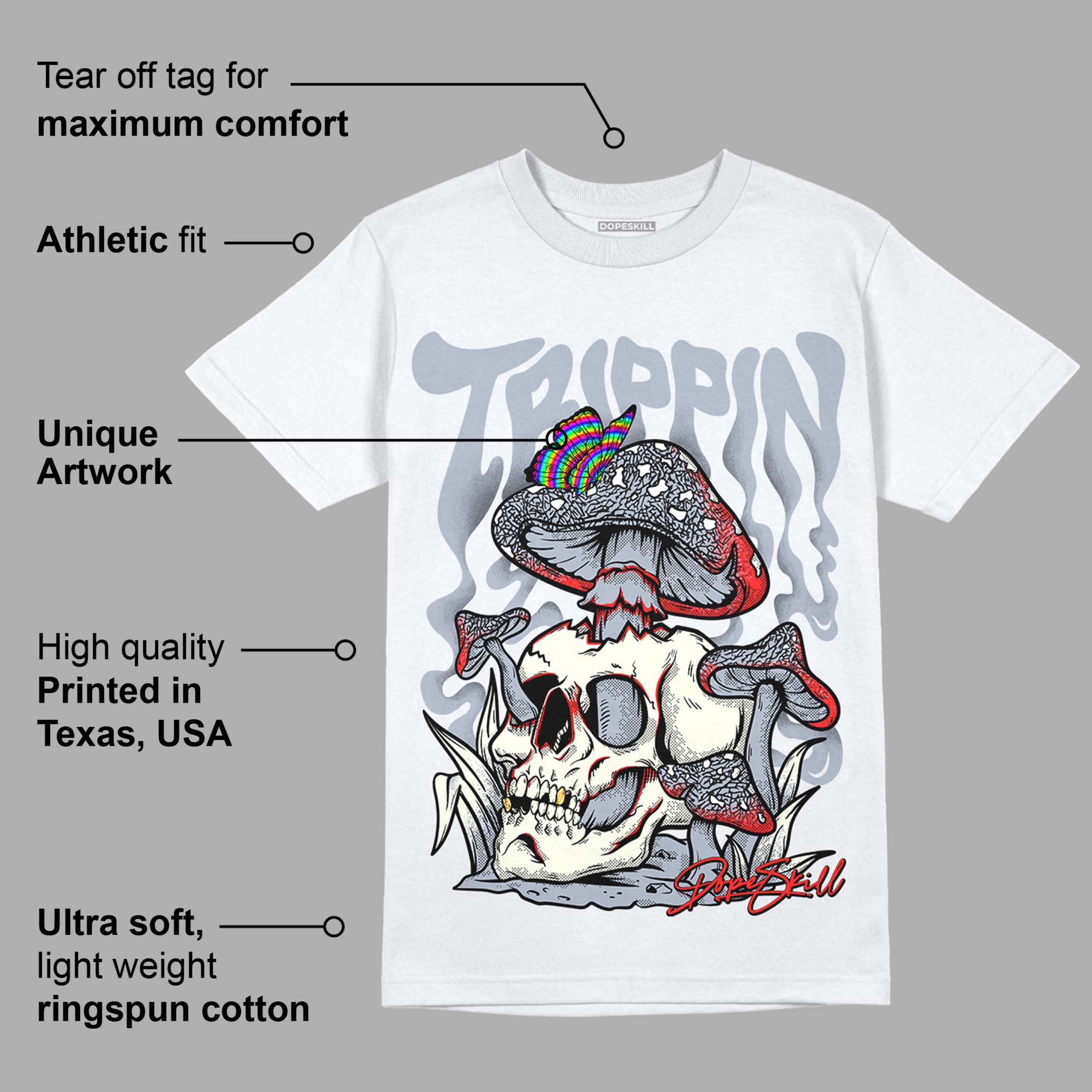 White Cement Reimagined 3s superstreetwear T-Shirt Trippin Graphic