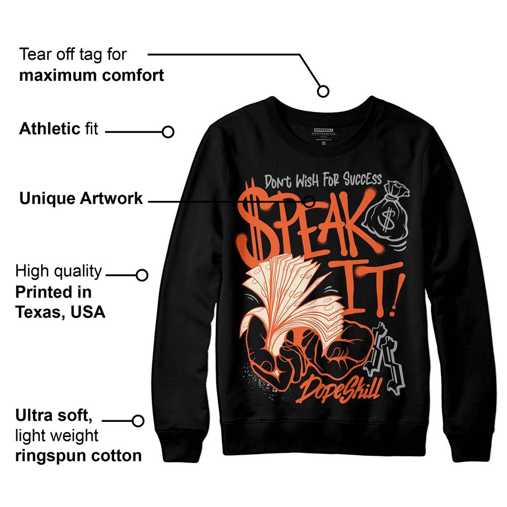 Georgia Peach 3s superstreetwear Sweatshirt Speak It Graphic