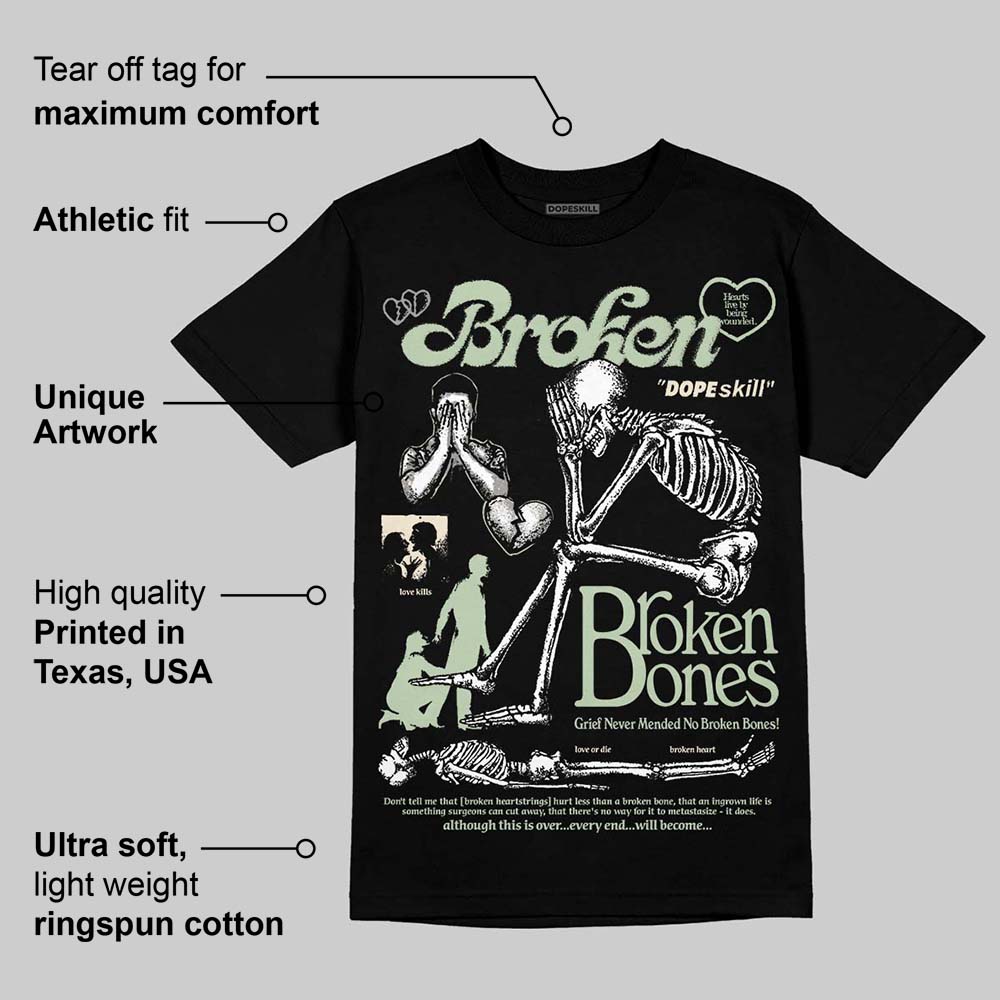 Seafoam 4s 2025 superstreetwear T-Shirt Broken Bones Graphic