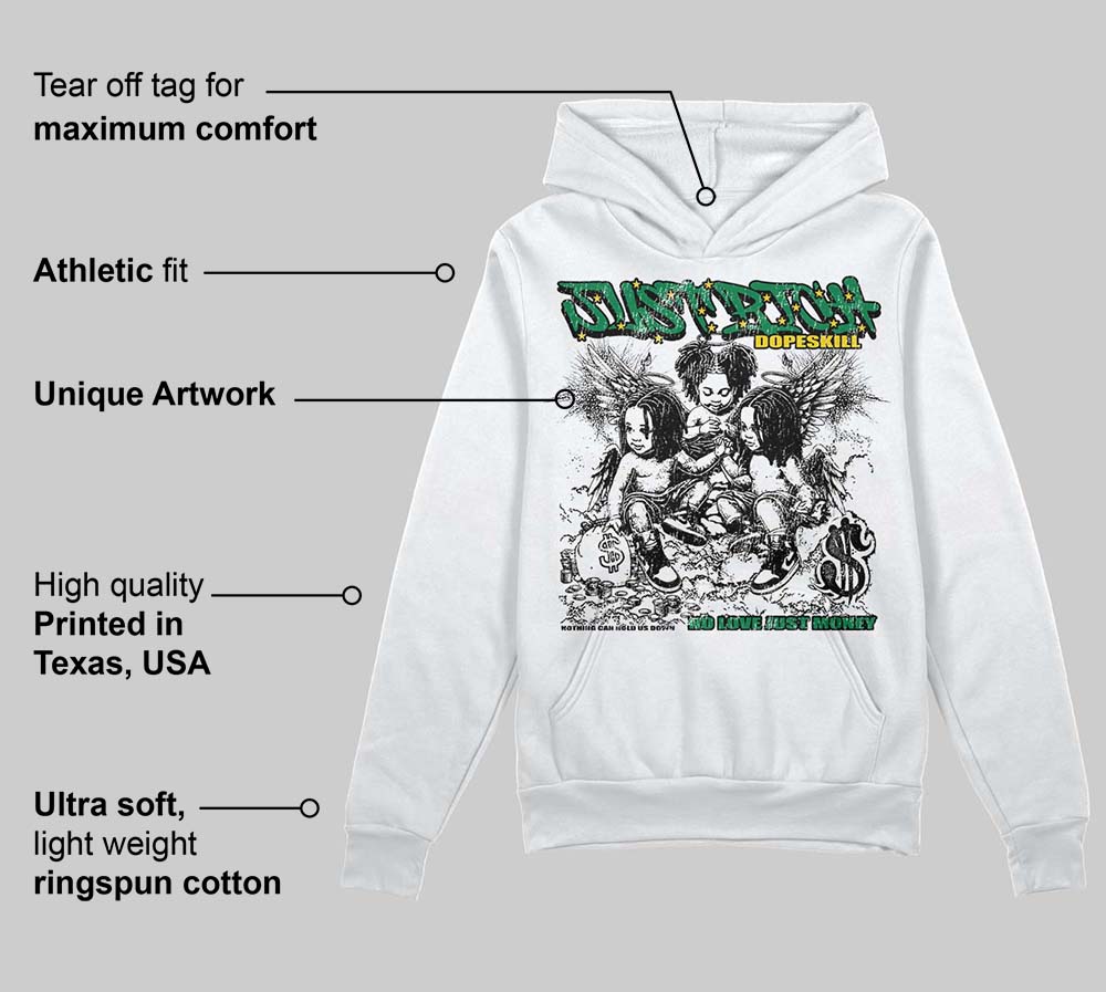 Green Collection superstreetwear Hoodie Sweatshirt Just Rich Graphic