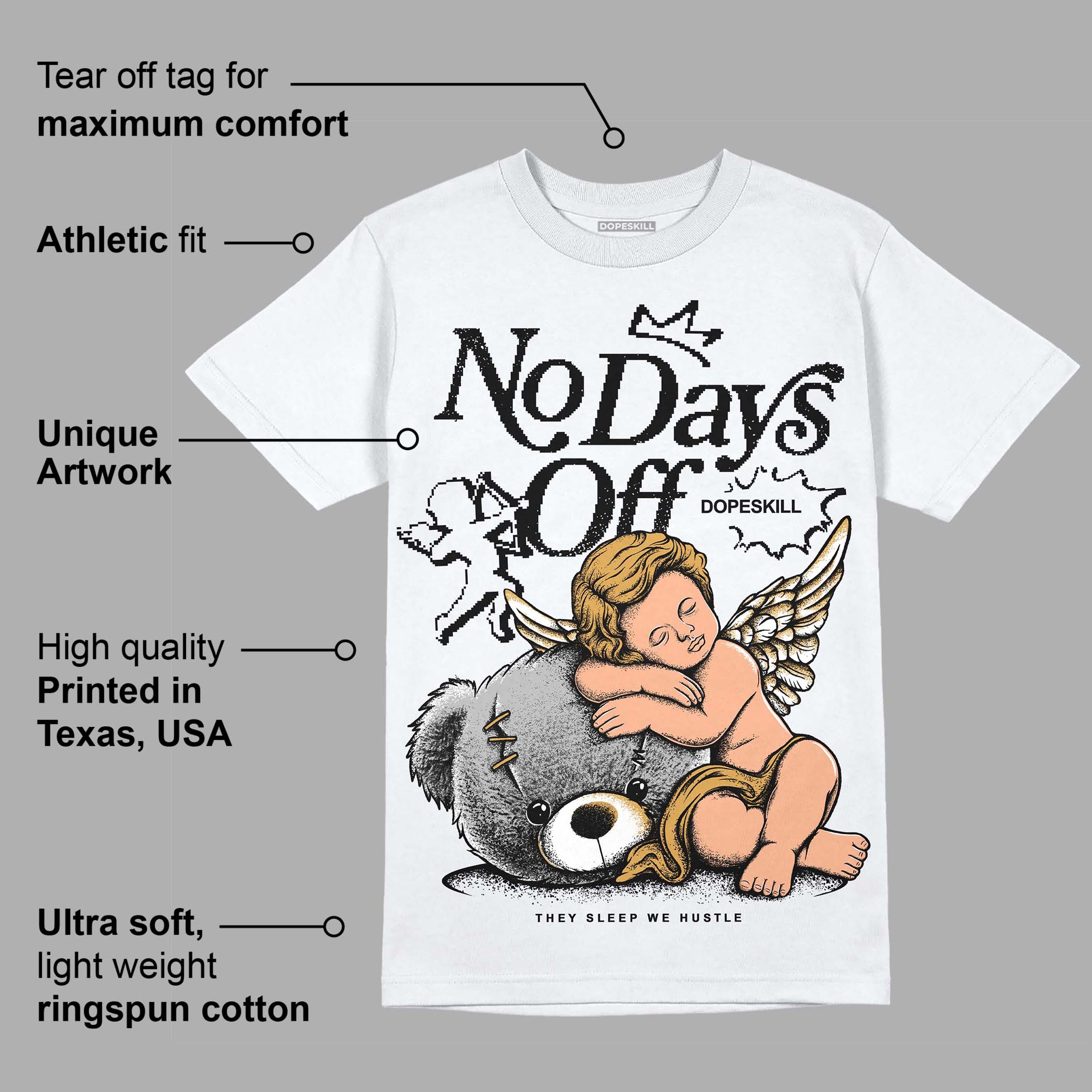 Gratitude 11s superstreetwear T-Shirt New No Days Off Graphic
