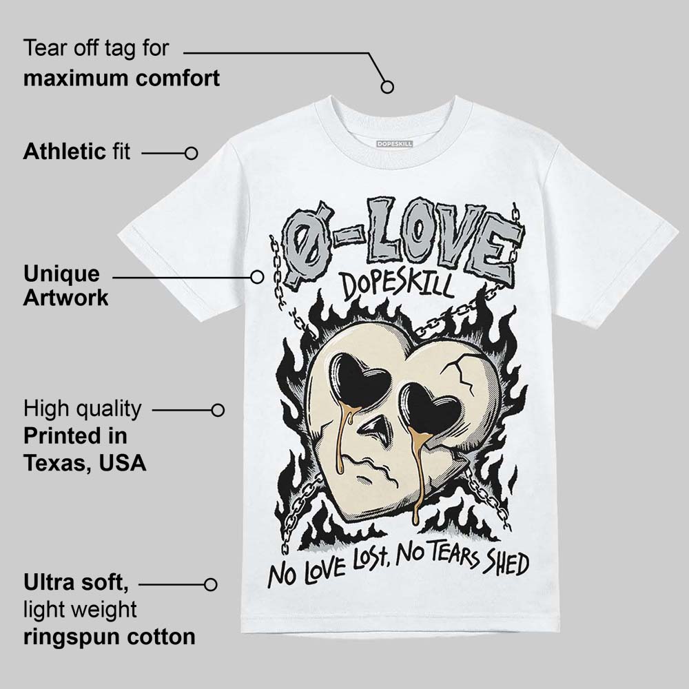 Reverse Metallic 5s superstreetwear T-Shirt Crying Heart Graphic