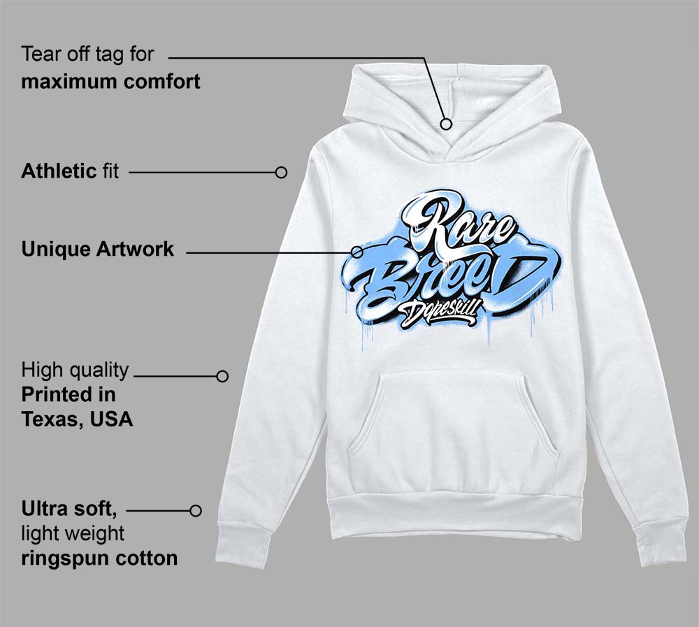 Powder Blue 9s superstreetwear Hoodie Sweatshirt Rare Breed Type Graphic