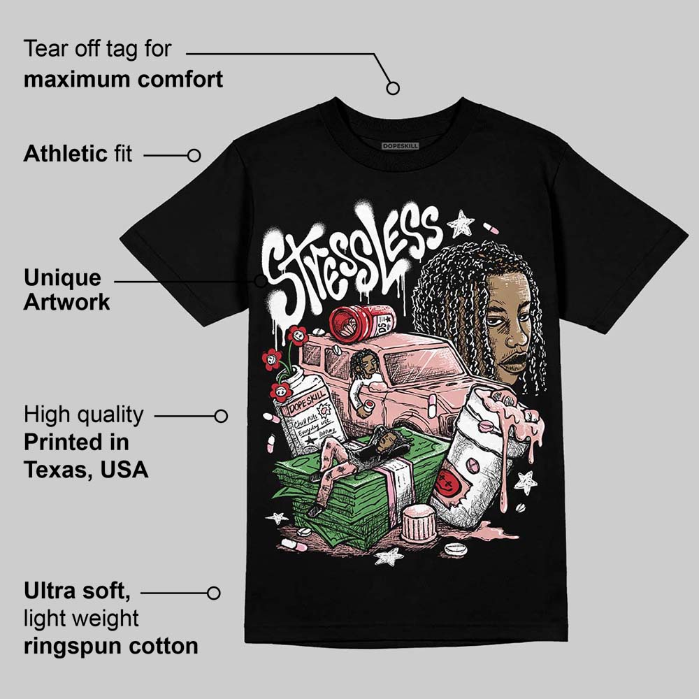 Rust Pink 1s 2025 superstreetwear T-Shirt Stressless Graphic