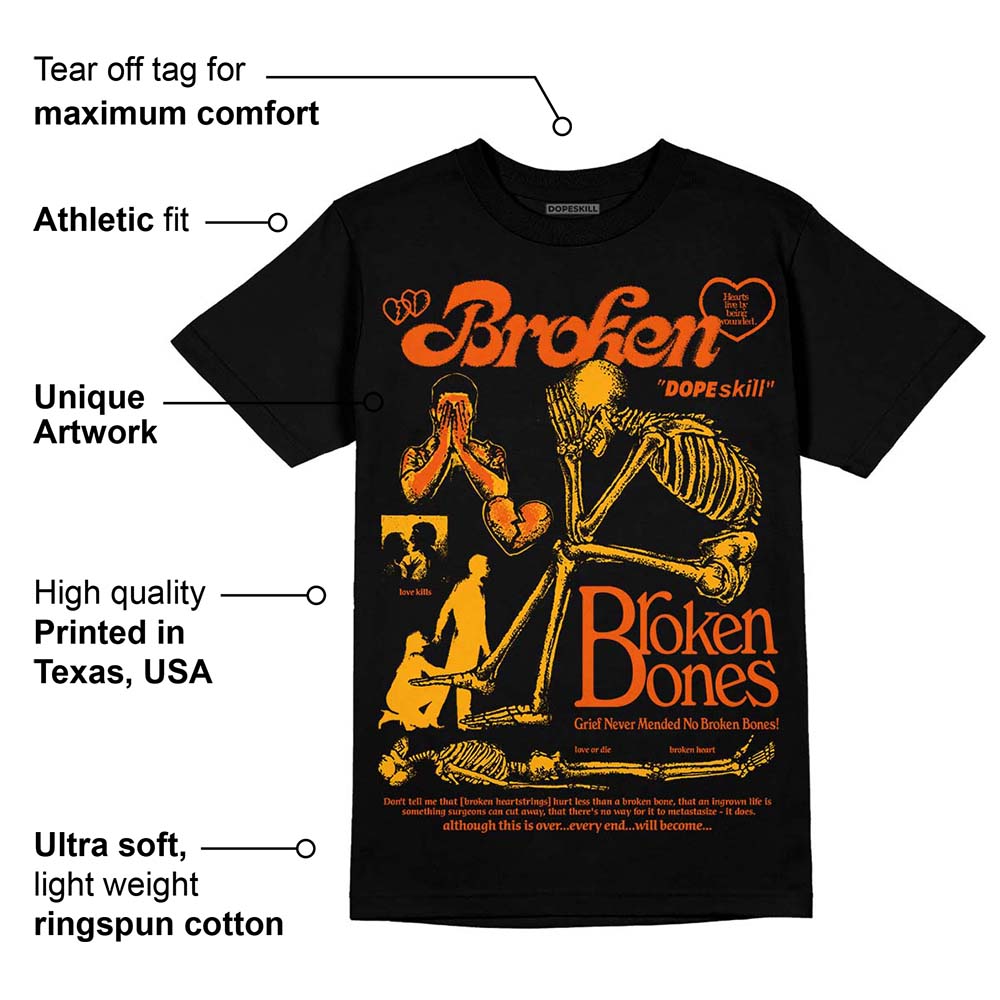 Black Taxi 12s superstreetwear T-Shirt Broken Bones Graphic