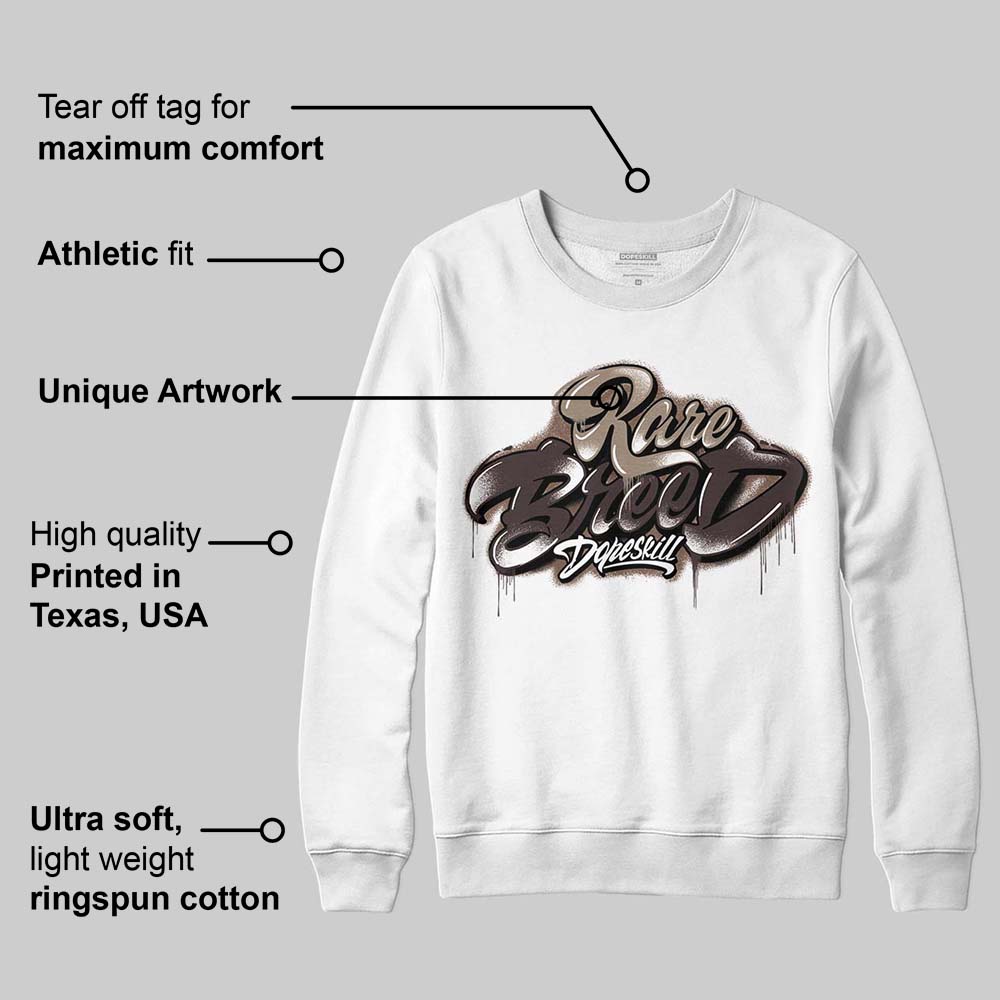 Baroque Brown 12s superstreetwear Sweatshirt Rare Breed Type Graphic