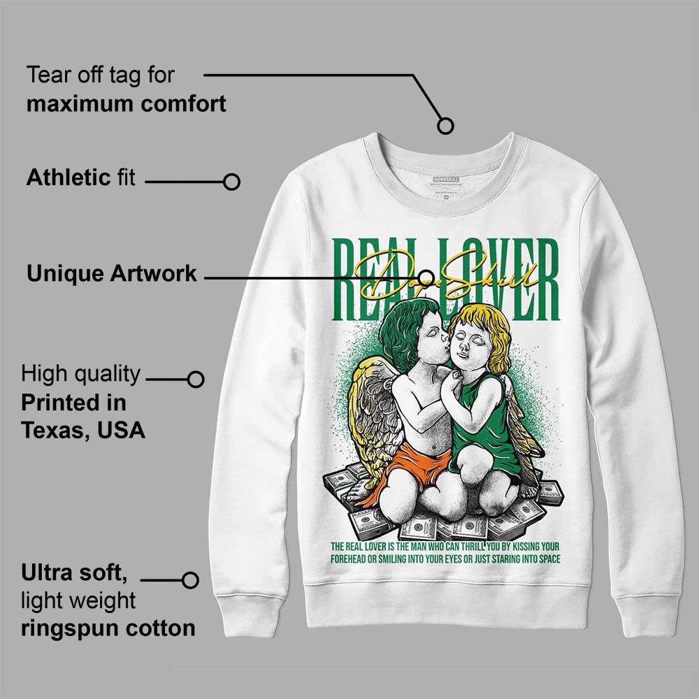 Green Collection superstreetwear Sweatshirt Real Lover Graphic