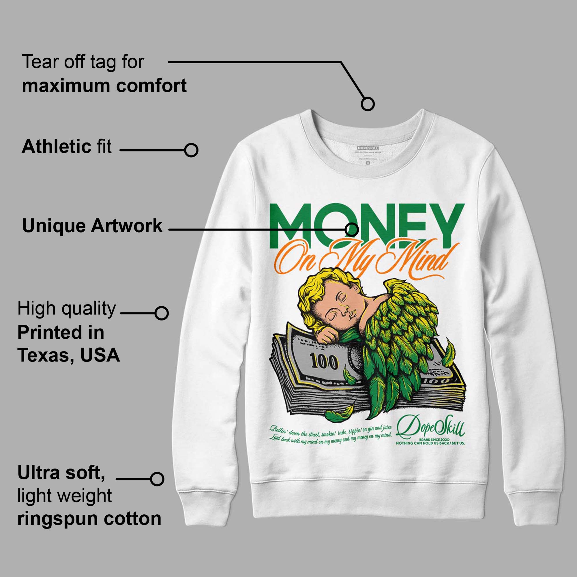 Dunk Low Reverse Brazil superstreetwear Sweatshirt MOMM Graphic