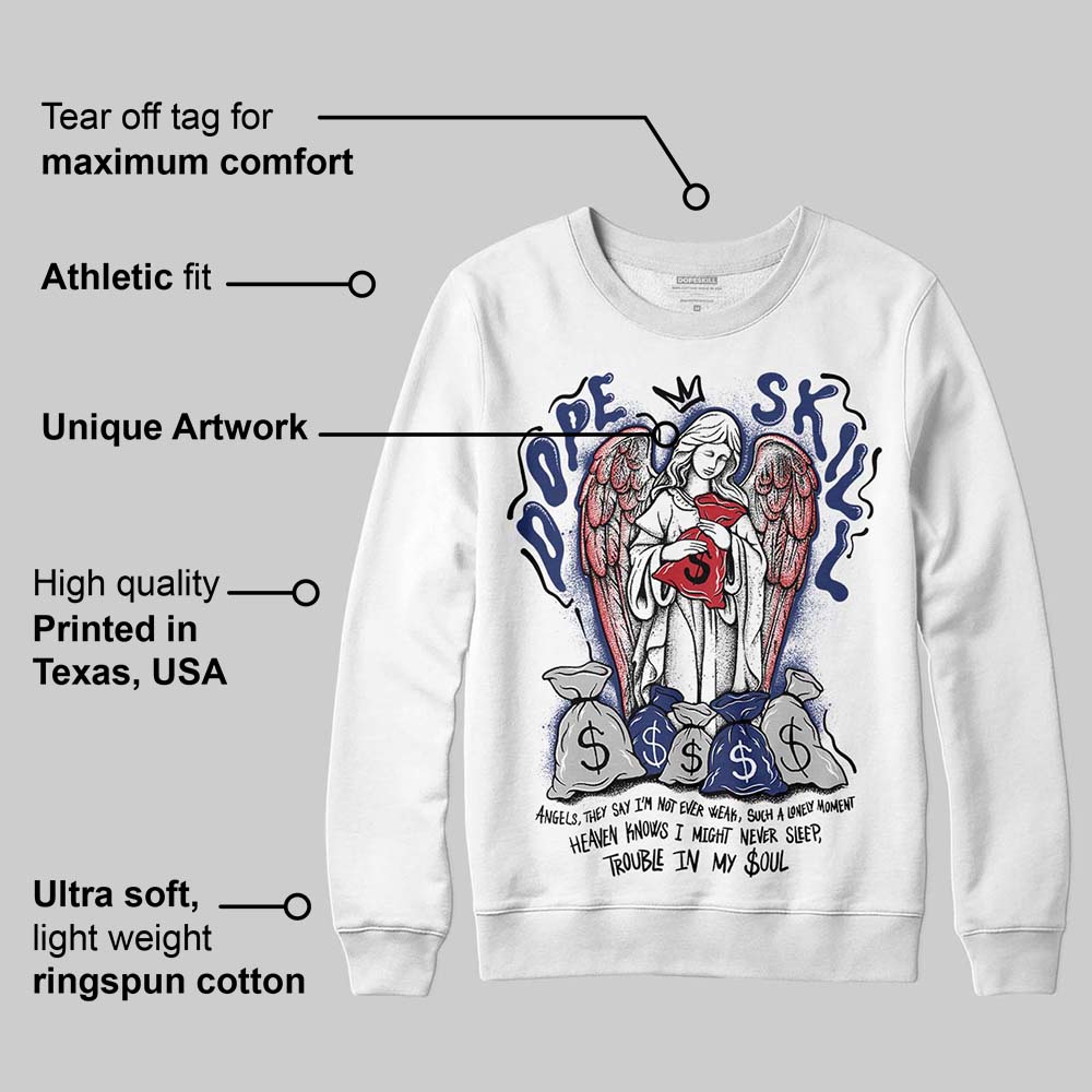 Rare Air Deep Royal Blue 1s superstreetwear Sweatshirt Angels Graphic