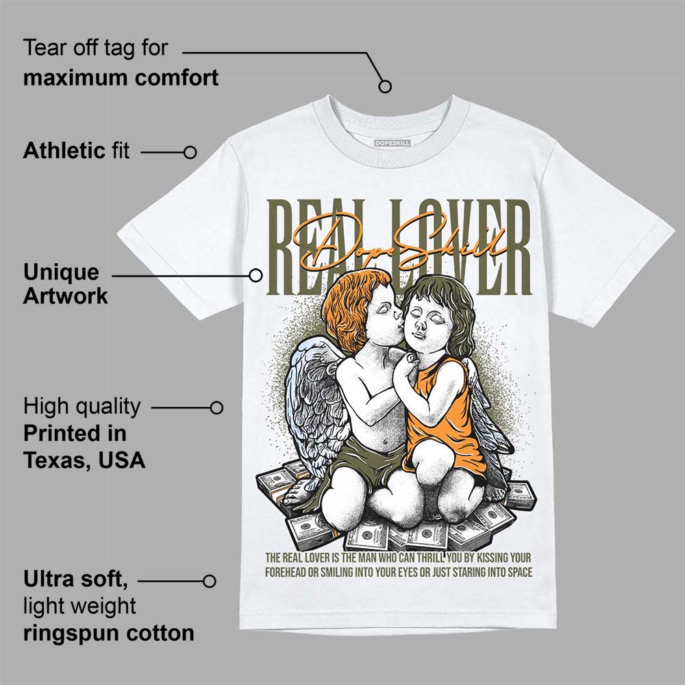 Olive 5s superstreetwear T-Shirt Real Lover Graphic