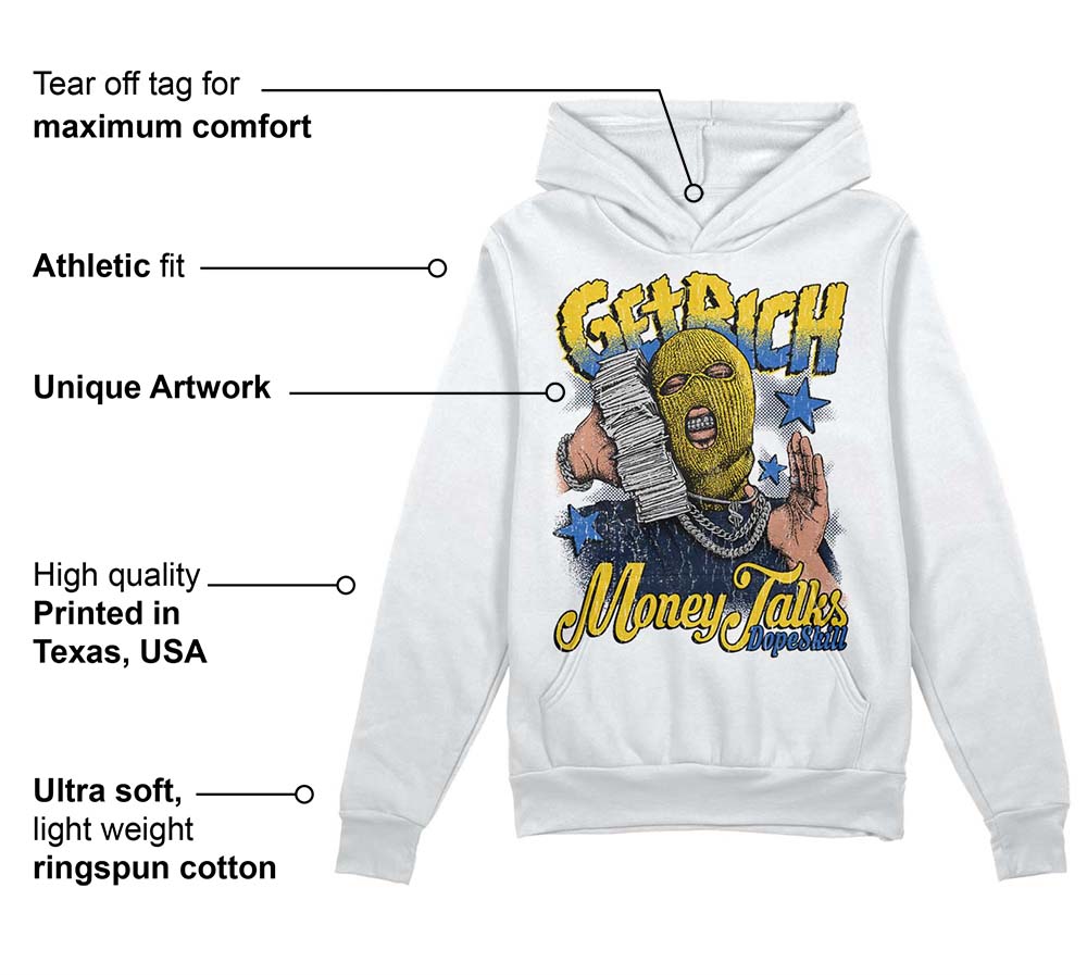 Michigan Dunks superstreetwear Hoodie Sweatshirt Get Rich Graphic