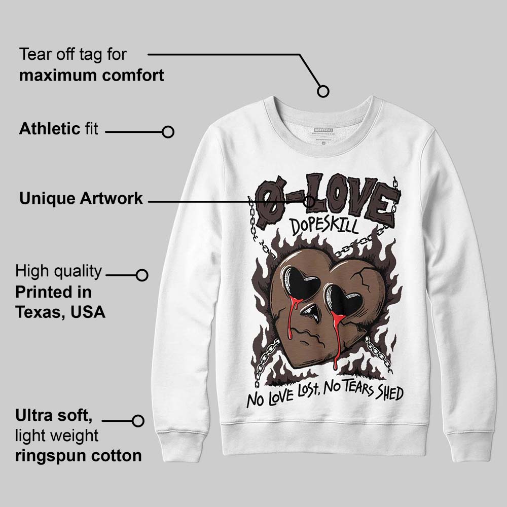 Baroque Brown 12s superstreetwear Sweatshirt Crying Heart Graphic