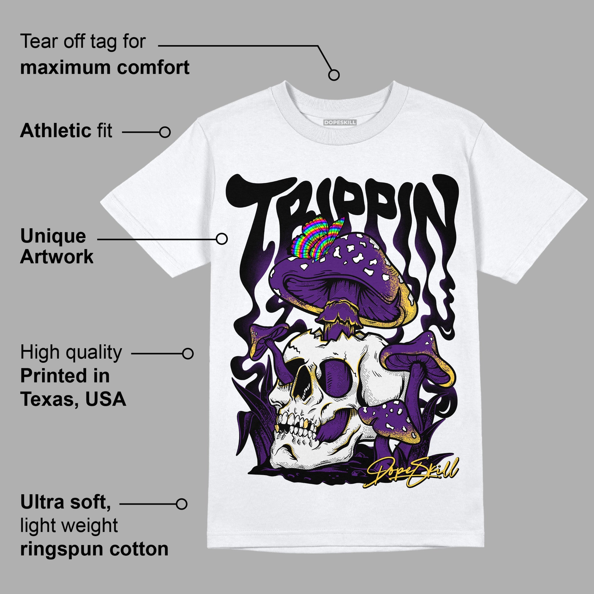 Field Purple 12s superstreetwear T-Shirt Trippin Graphic