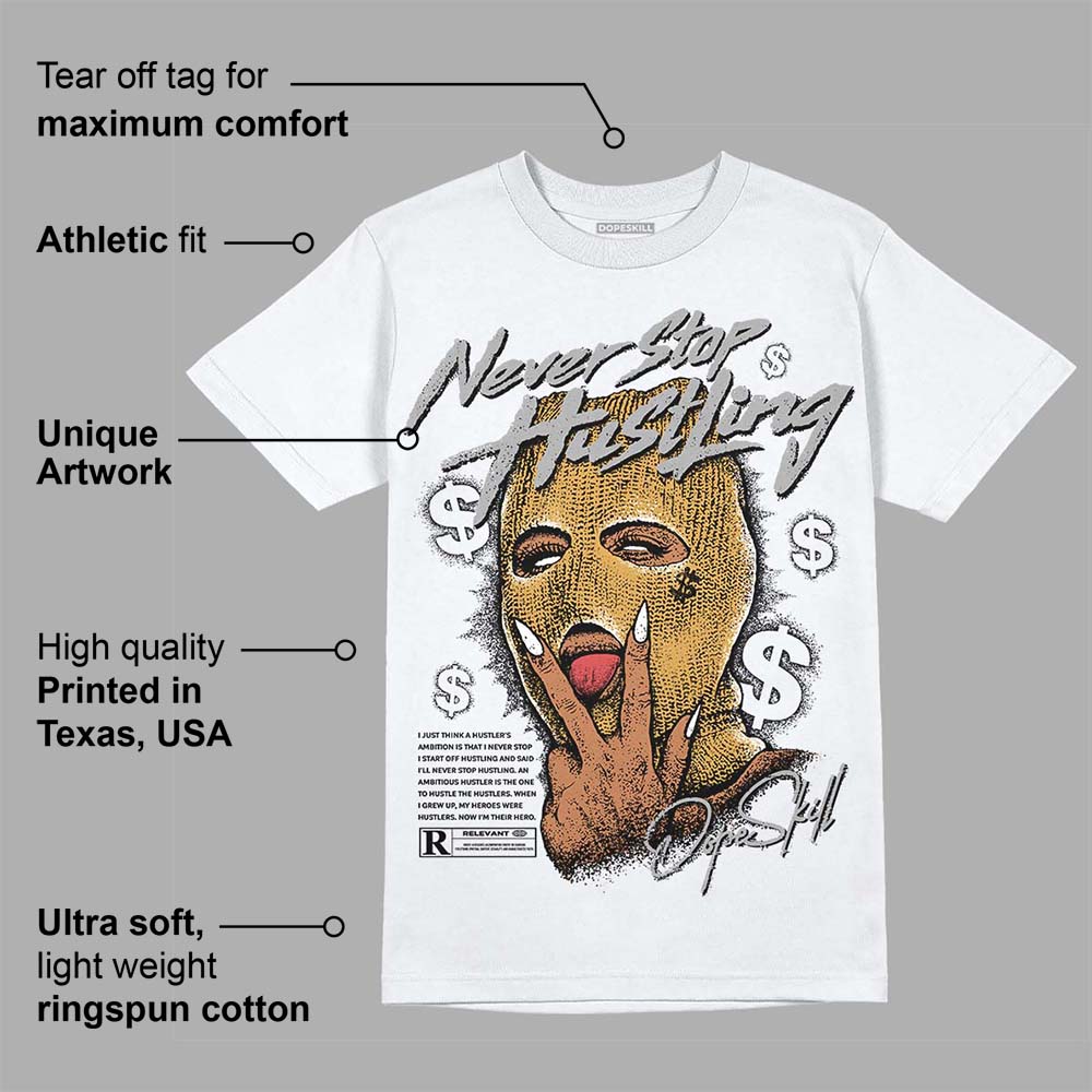 Gratitude 11s superstreetwear T-Shirt Never Stop Hustling Graphic