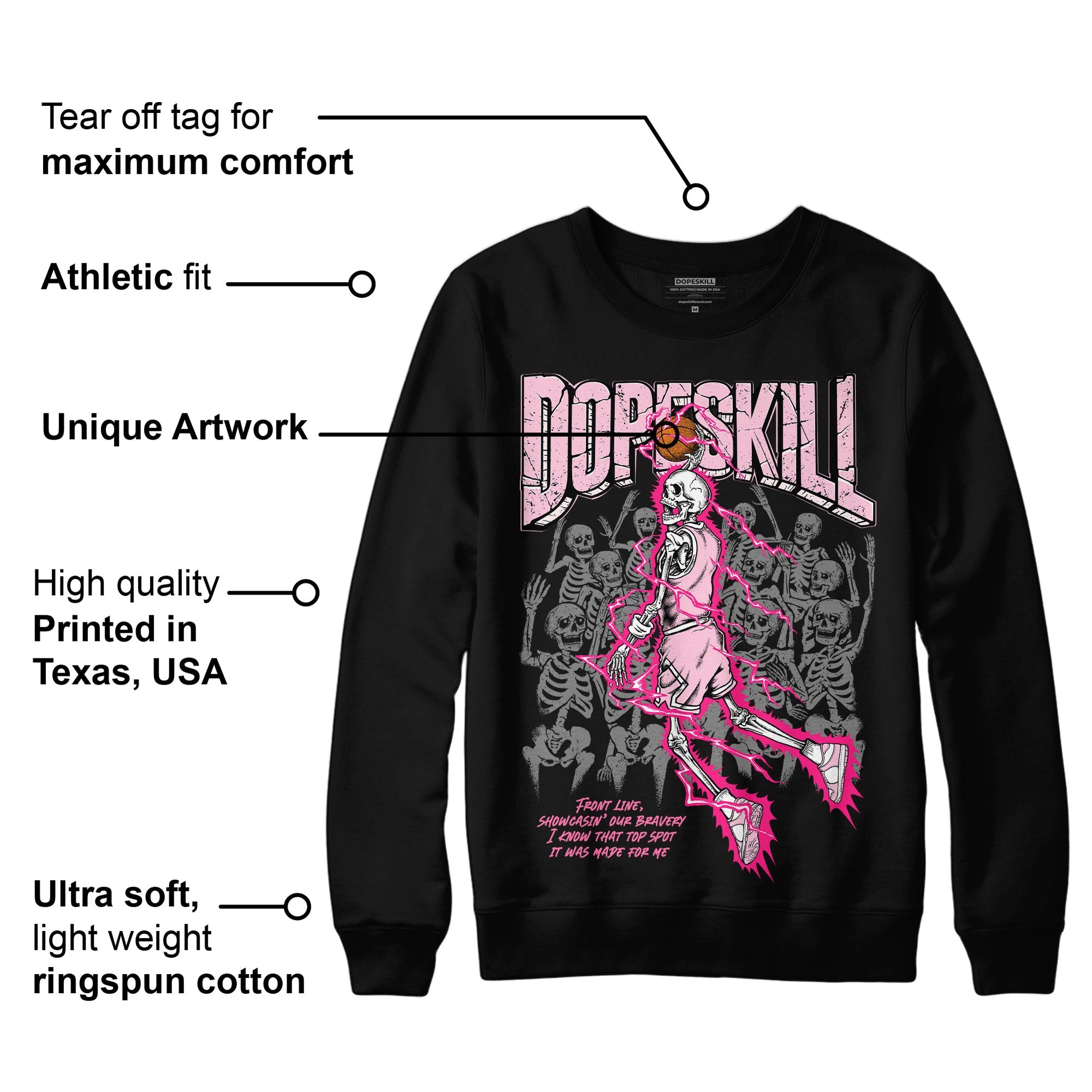 Dunk Low Pink Foam superstreetwear Sweatshirt Thunder Dunk Graphic