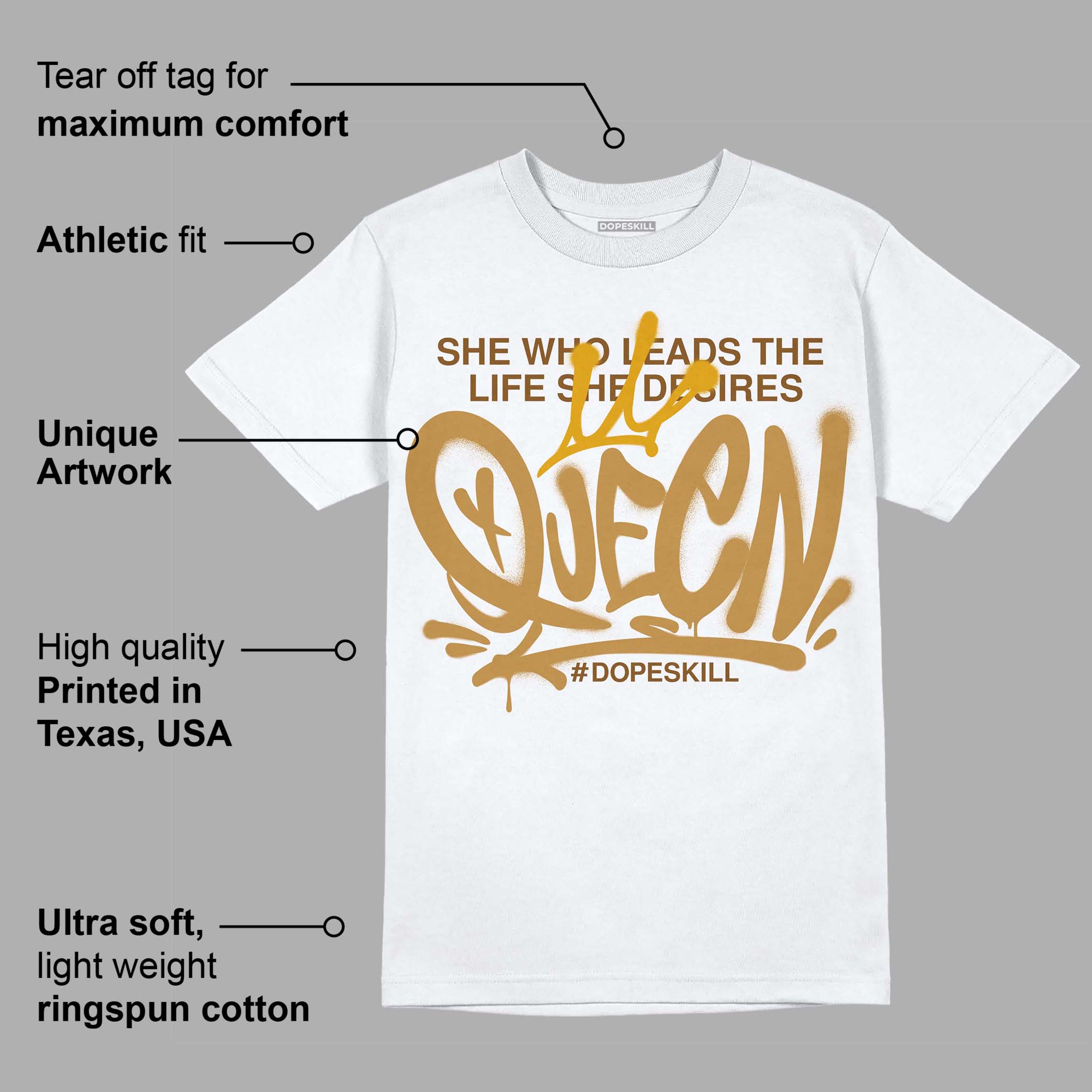 Wheat 13s superstreetwear T-Shirt Queen Graphic