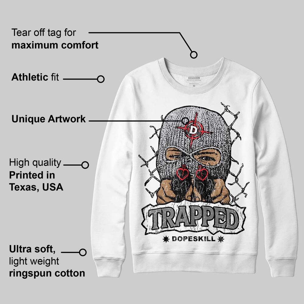 Grey Collection superstreetwear Sweatshirt New Trapped Graphic