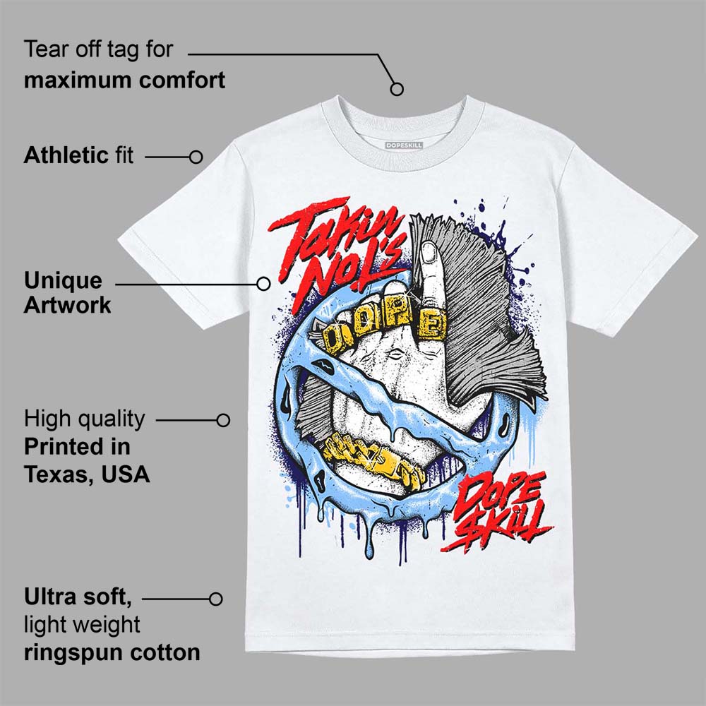 Powder Blue 9s superstreetwear T-Shirt Takin No L's Graphic