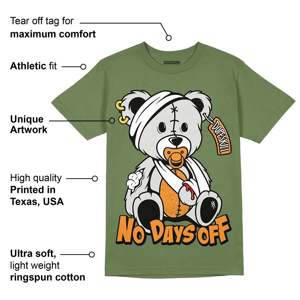 Olive 5s superstreetwear Olive T-shirt Hurt Bear Graphic