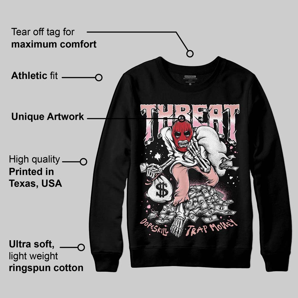 Rust Pink 1s 2025 superstreetwear Sweatshirt Threat Graphic