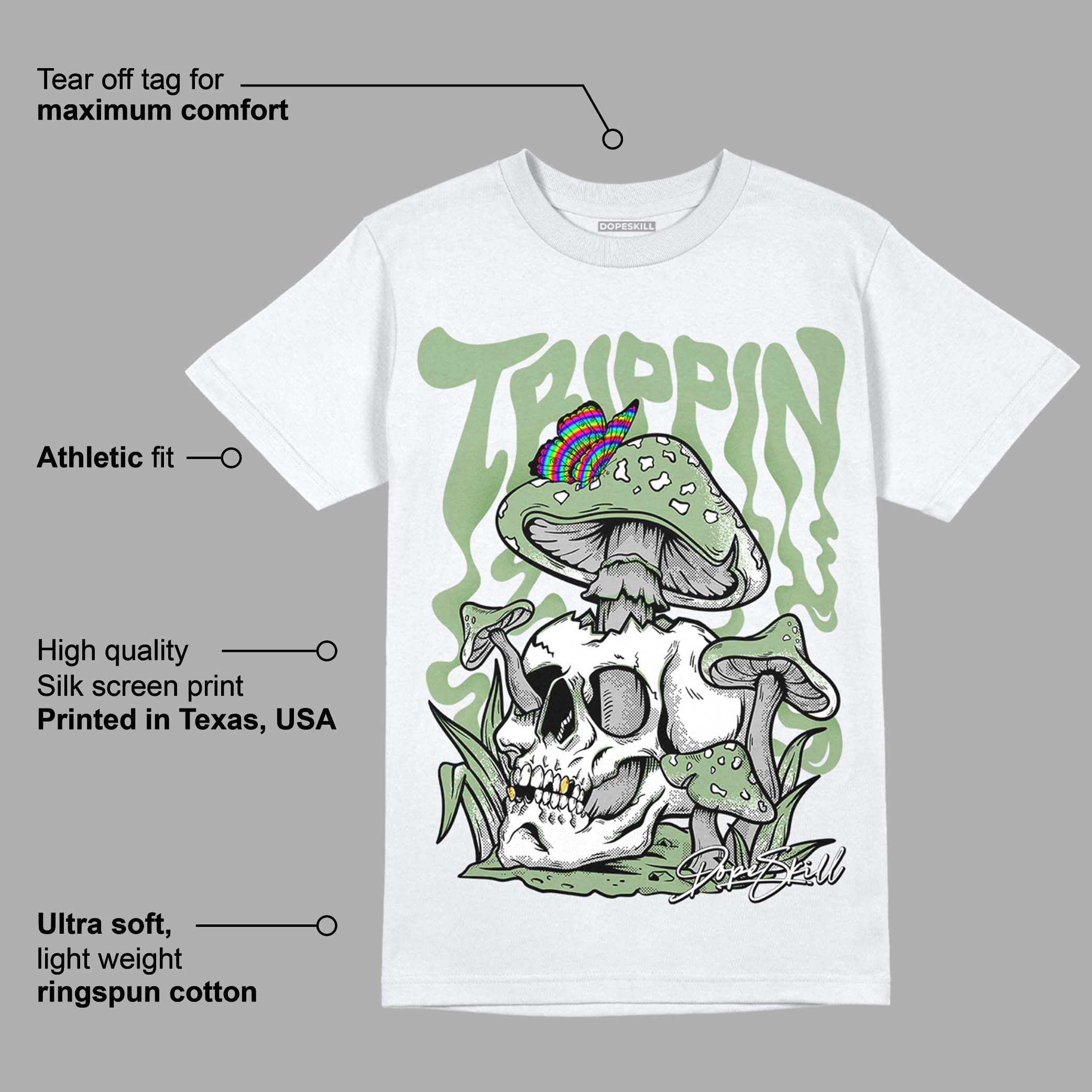 Seafoam 4s superstreetwear T-Shirt Trippin Graphic