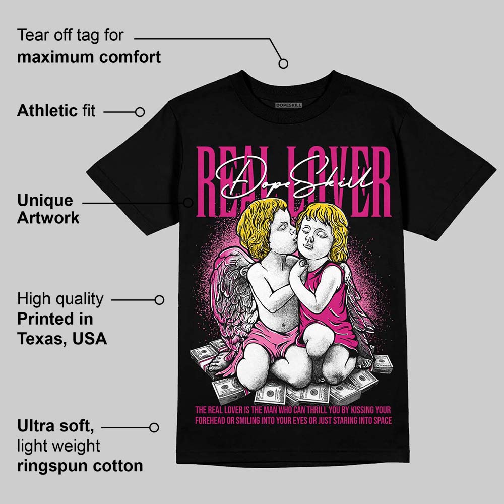 Rick RO Pink Leather Sneakers superstreetwear T-Shirt Real Lover Graphic