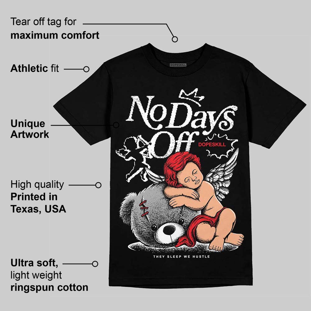 White Thunder 4s superstreetwear T-Shirt New No Days Off Graphic