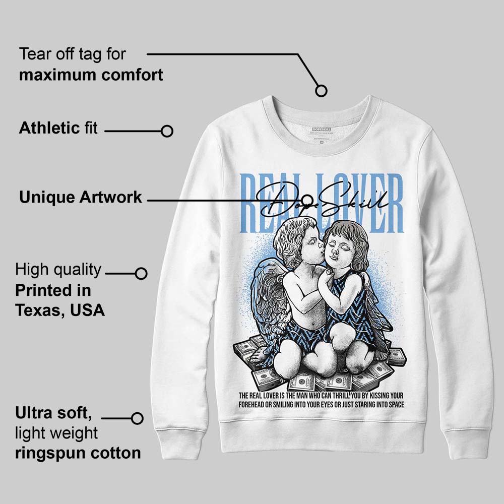 Melo 12s superstreetwear Sweatshirt Real Lover Graphic