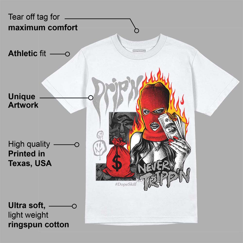 Grey Collection superstreetwear T-Shirt Drip'n Never Tripp'n Graphic