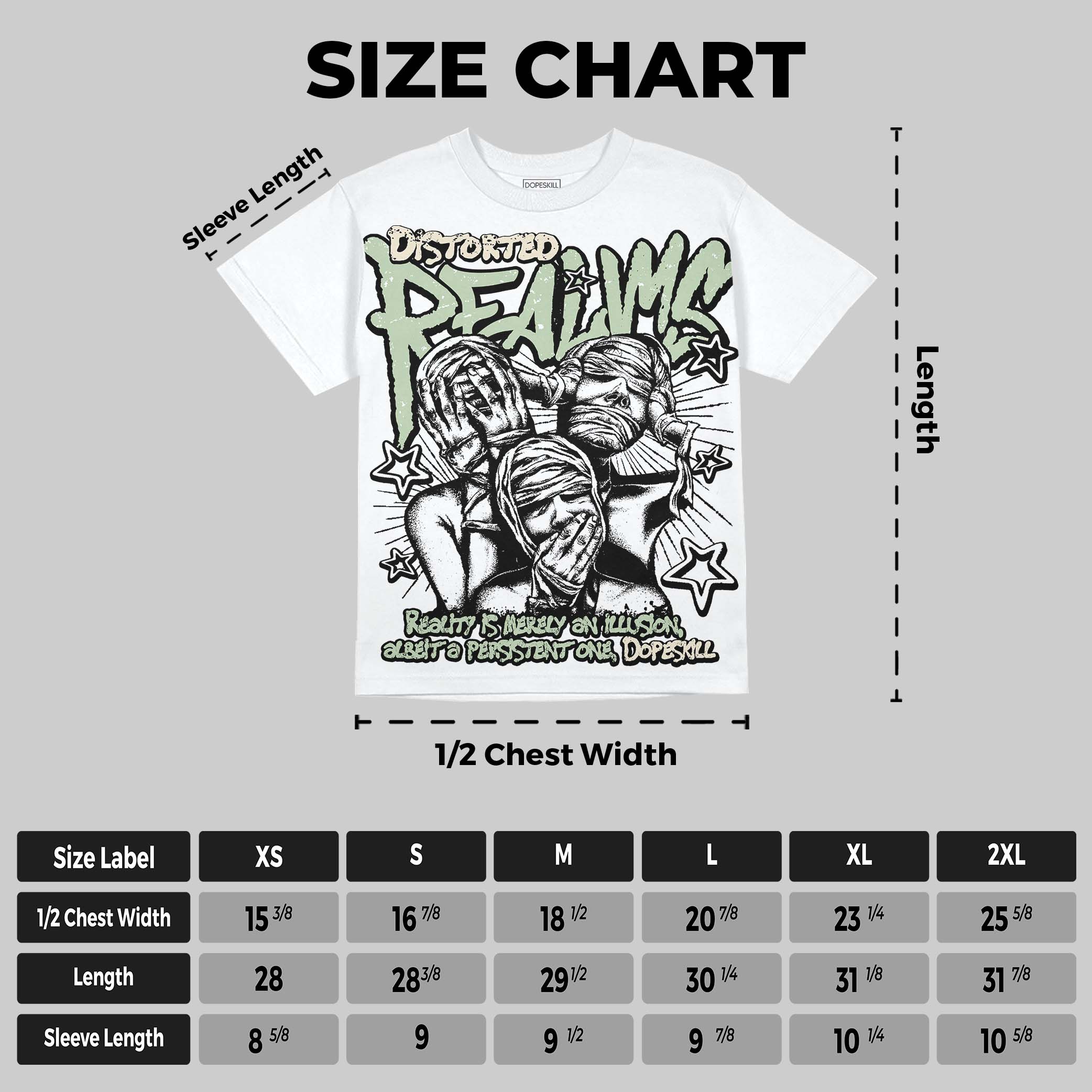Seafoam 4s 2025 superstreetwear Oversize Print T-Shirt Distorted Realms Graphic