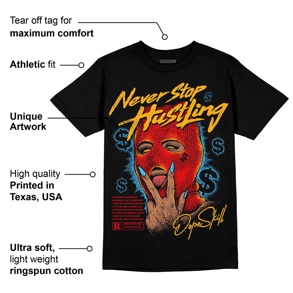 Red Collection superstreetwear T-Shirt Never Stop Hustling Graphic