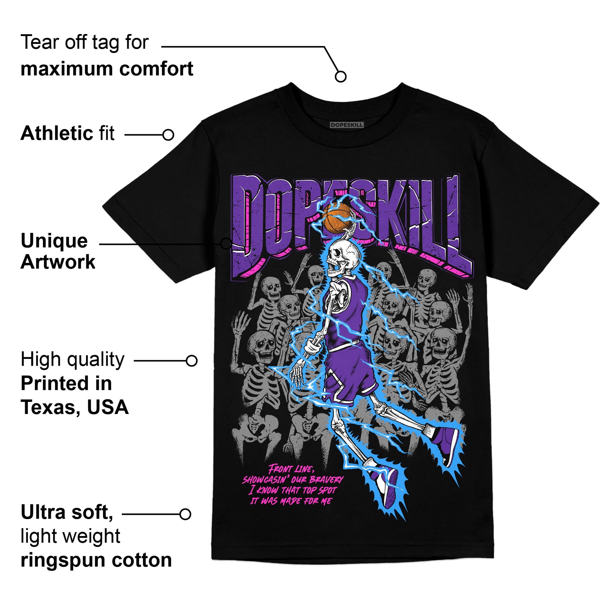 PURPLE Collection superstreetwear T-Shirt Thunder Dunk Graphic