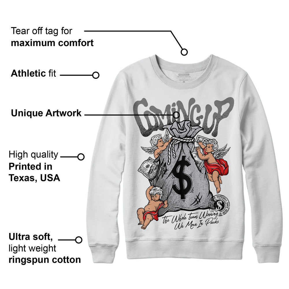 Grey Collection superstreetwear Sweatshirt Money Bag Coming Up Graphic