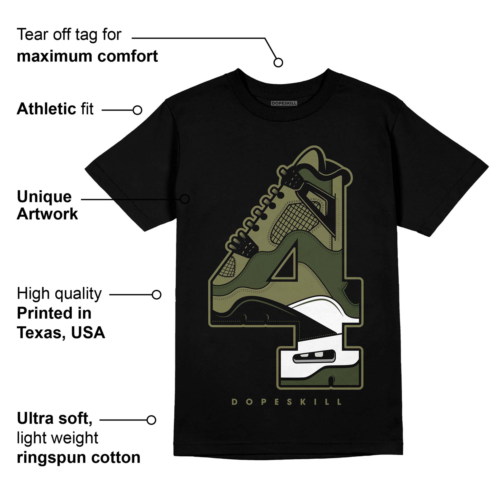Craft Olive 4s superstreetwear T-Shirt No.4 Graphic