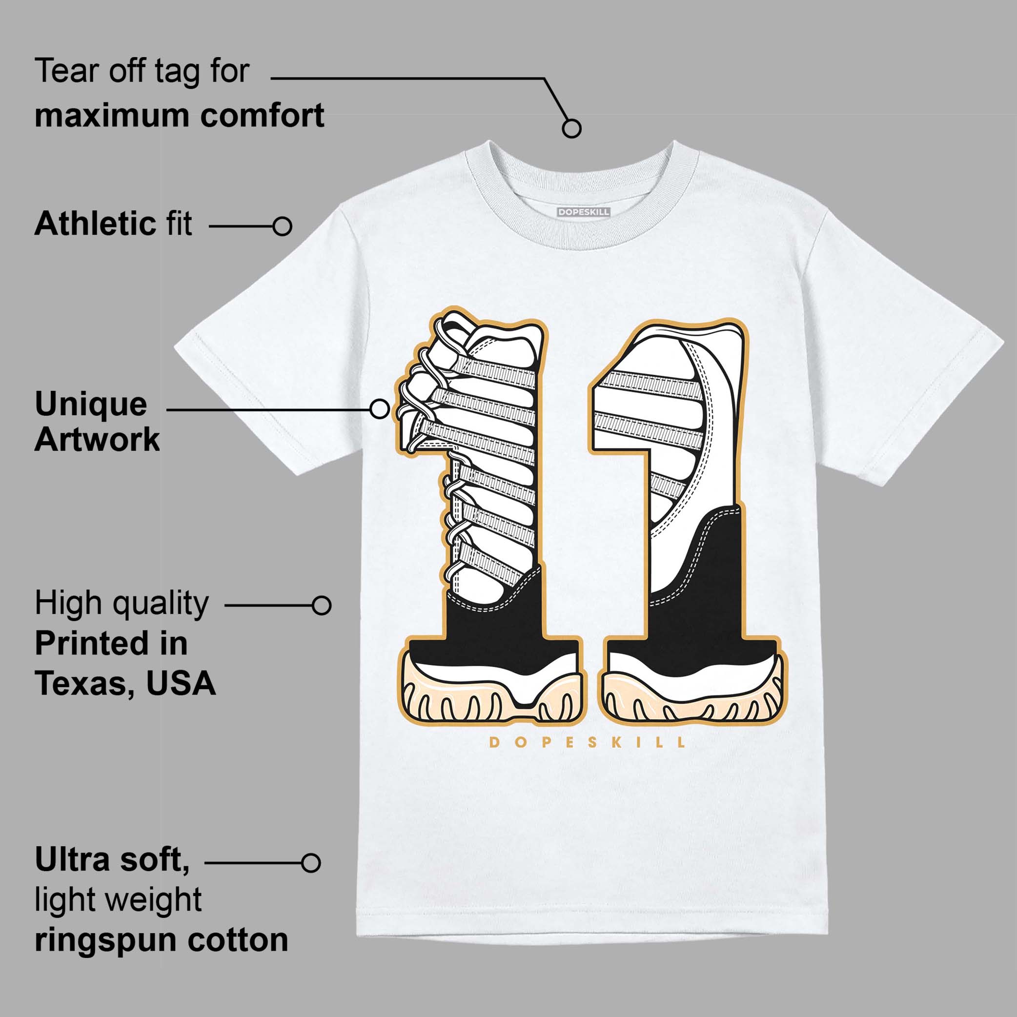 Gratitude 11s superstreetwear T-Shirt No.11 Graphic