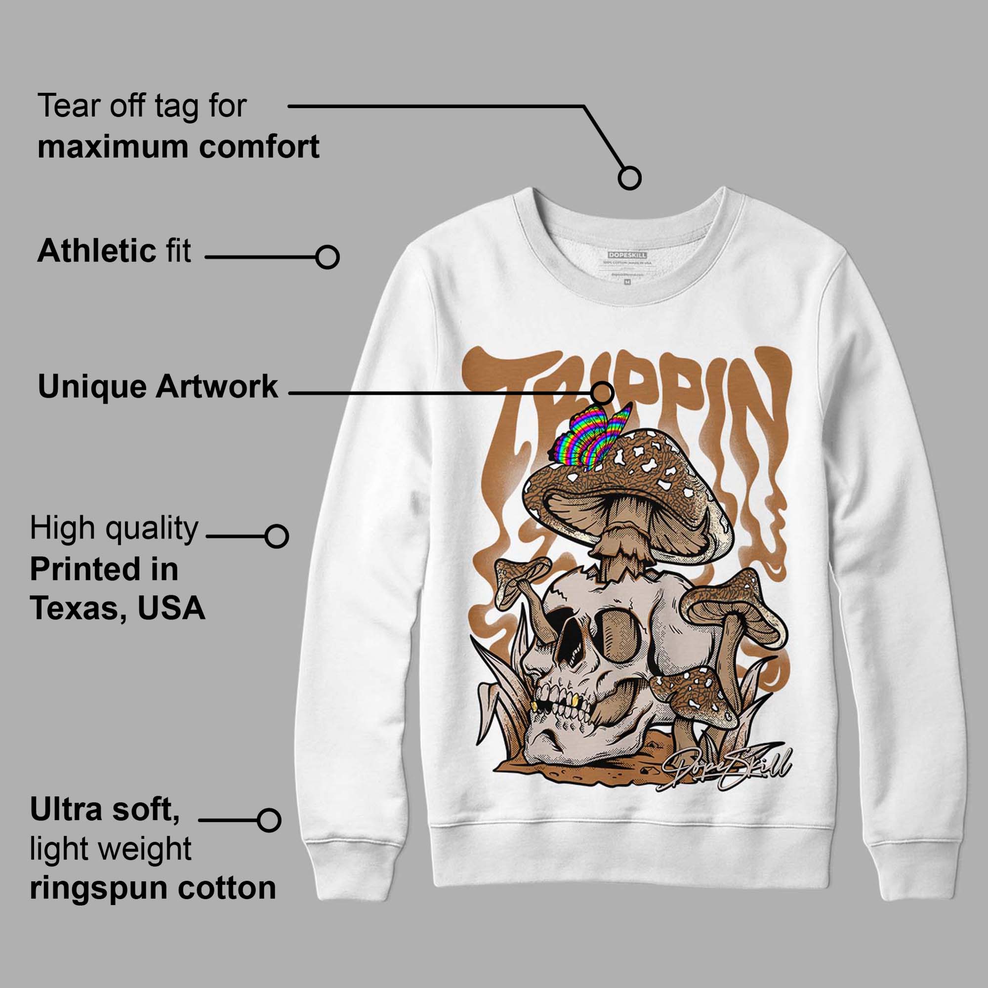Palomino 3s superstreetwear Sweatshirt Trippin Graphic