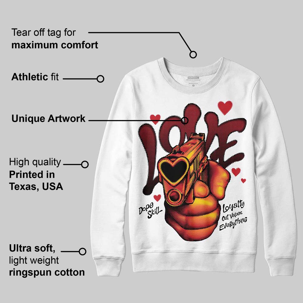 Bred 11s superstreetwear Sweatshirt Love Shot Graphic