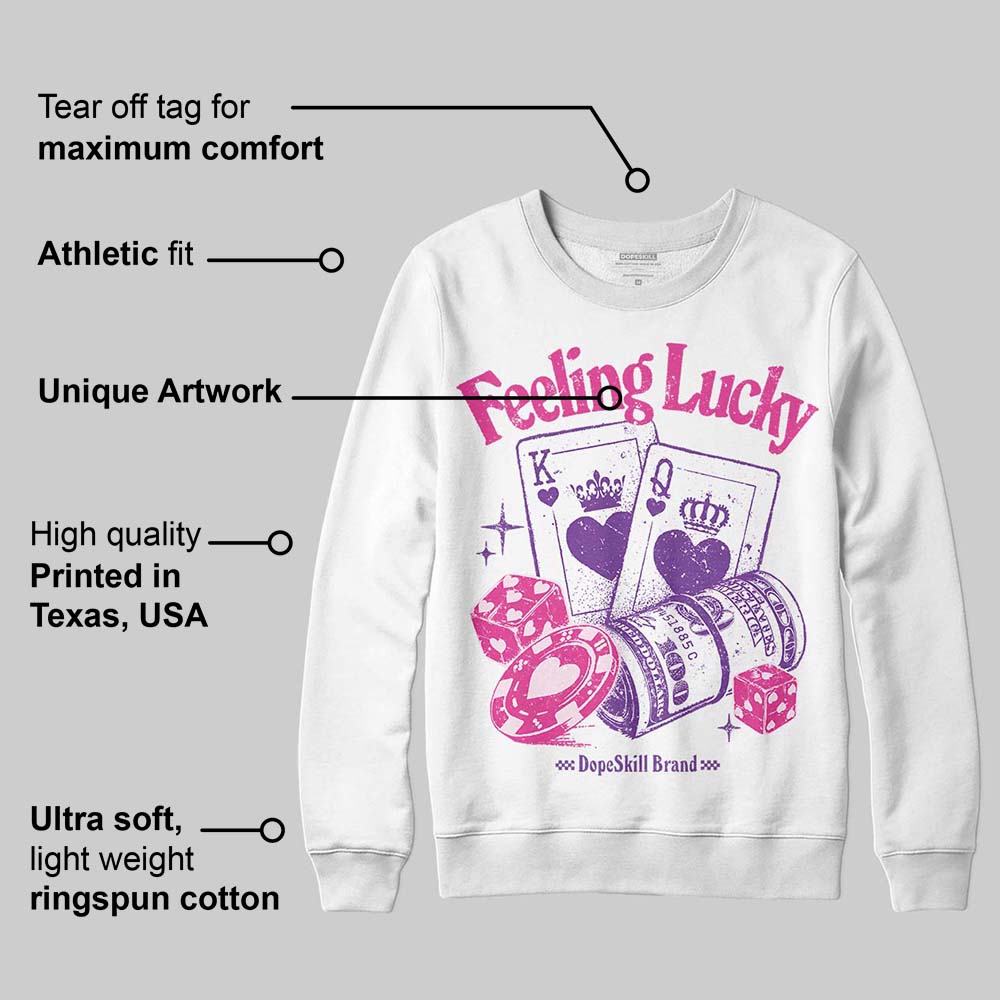 Pink Collection superstreetwear Sweatshirt Feeling Lucky Graphic