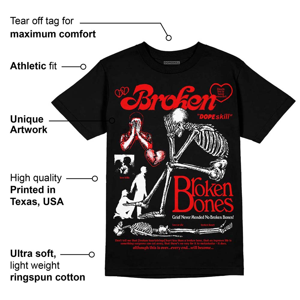 Red Collection superstreetwear T-Shirt Broken Bones Graphic