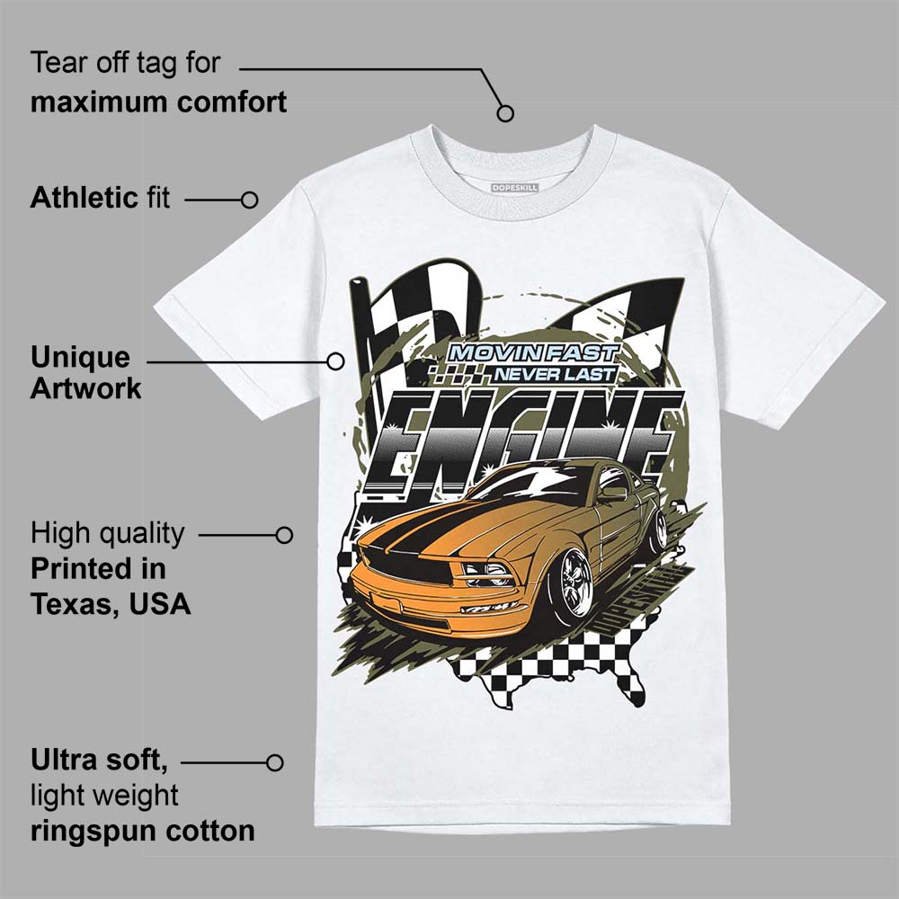 Olive 5s superstreetwear T-Shirt ENGINE Tshirt Graphic