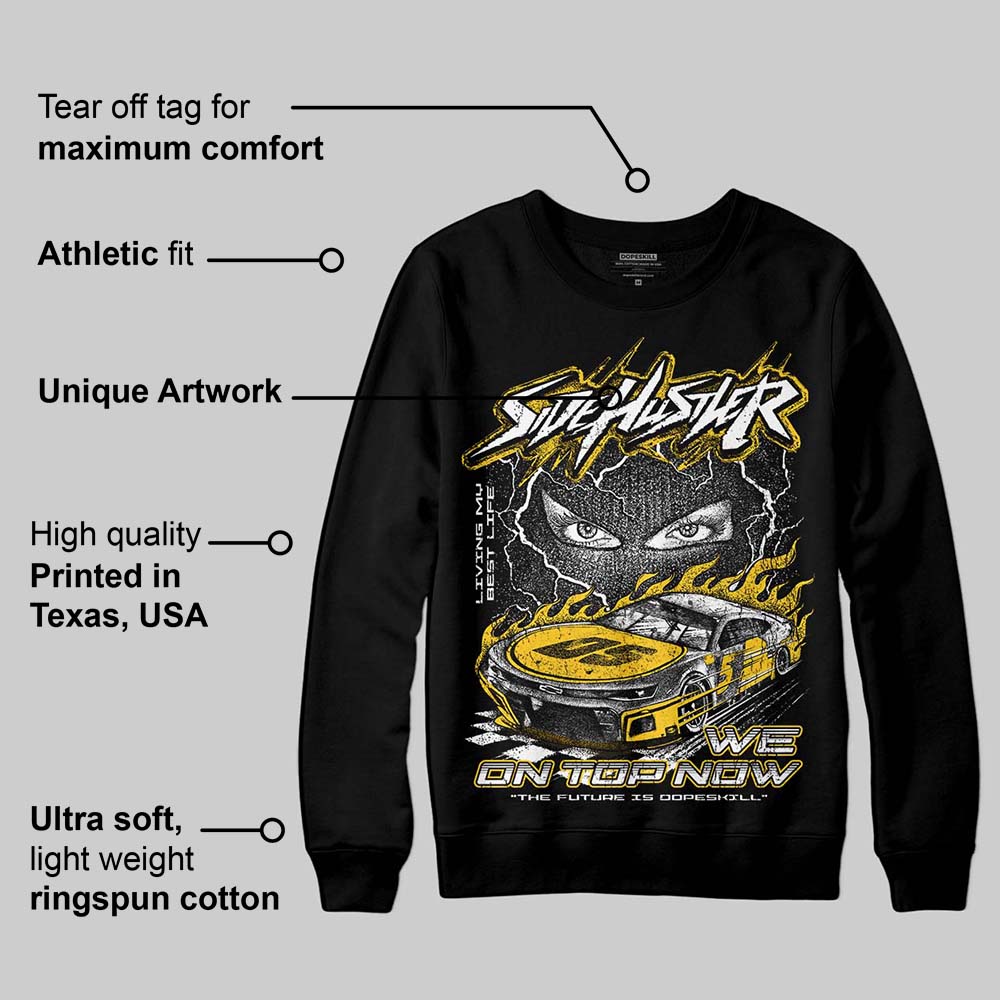 Yellow Collection superstreetwear Sweatshirt New Side Hustler Graphic
