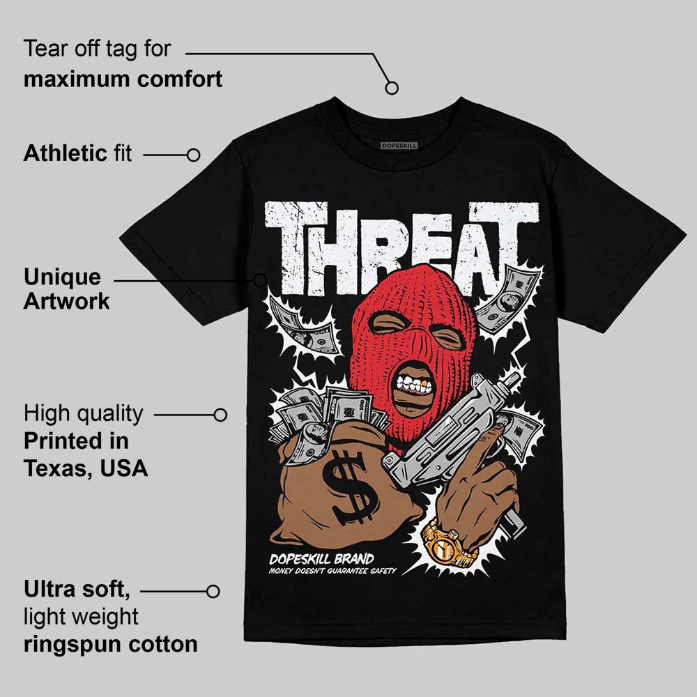 Black and White Collection superstreetwear T-Shirt Under Threat Graphic