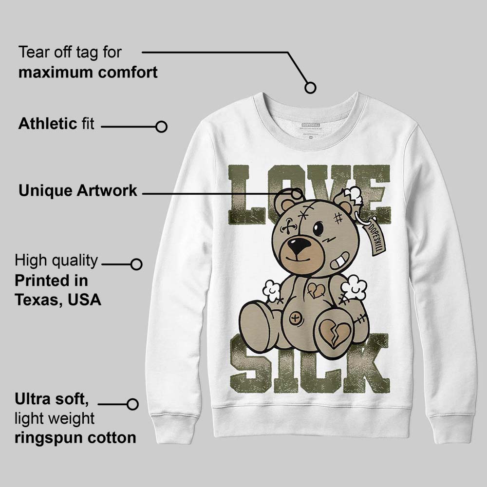 Olive Collection superstreetwear Sweatshirt Love Sick Graphic