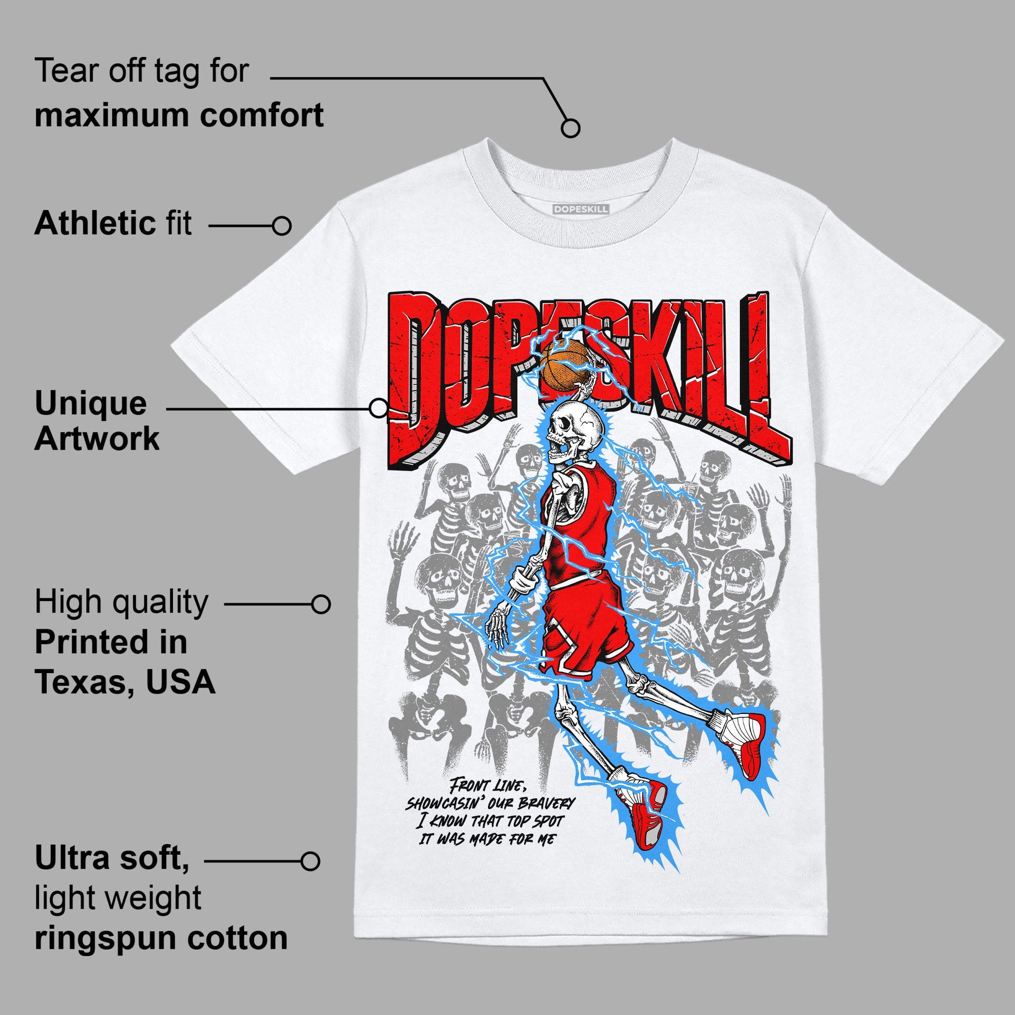Cherry 12s superstreetwear T-Shirt Thunder Dunk Graphic